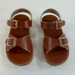 Footmates - Brown Double Buckle Sandals Toddler - Size 7